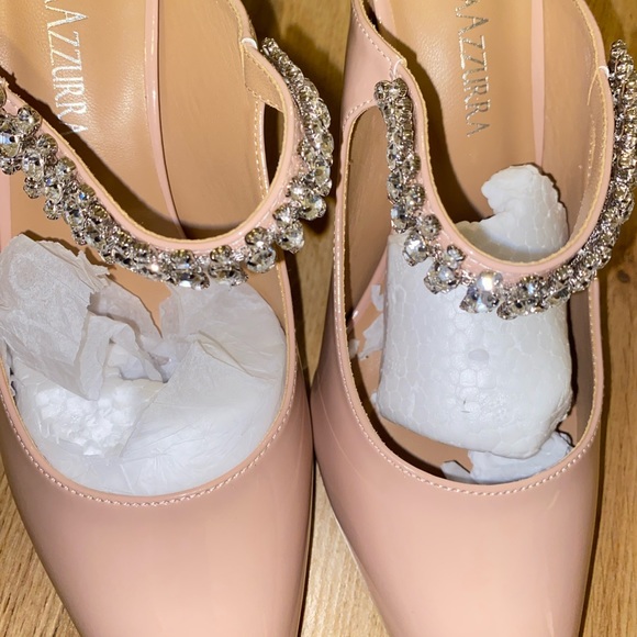MIRAAZZURA Beautiful Crystal Mules . - Picture 4 of 13